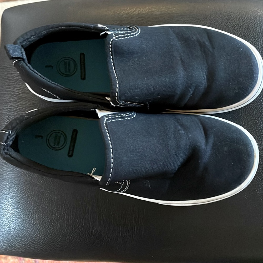 Black slip on shoes